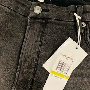 GOOD AMERICAN DESIGNER JEANS BLACK SIZE 22